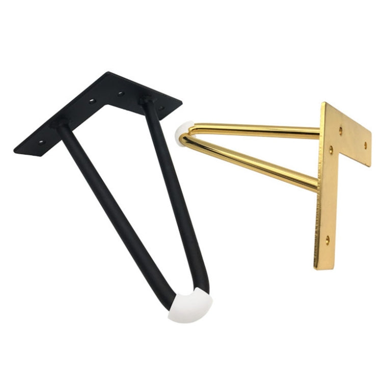 LH-S0006 Metal Furniture Support Legs, Height: 15cm(Titanium)