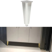 Adjustable All Aluminium Furniture Stand Legs, Height: 35cm(Silver)