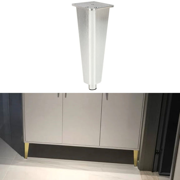 Adjustable All Aluminium Furniture Stand Legs, Height: 35cm(Silver)