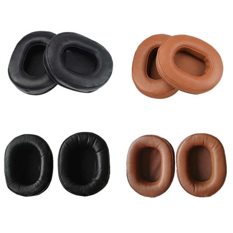 1 Pair Sponge Earmuff for Audio-Technica ATH-M50 / M40 / M50X / MSR7, Color: Sheepskin-Khaki