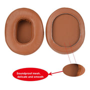 1 Pair Sponge Earmuff for Audio-Technica ATH-M50 / M40 / M50X / MSR7, Color: Sheepskin-Khaki