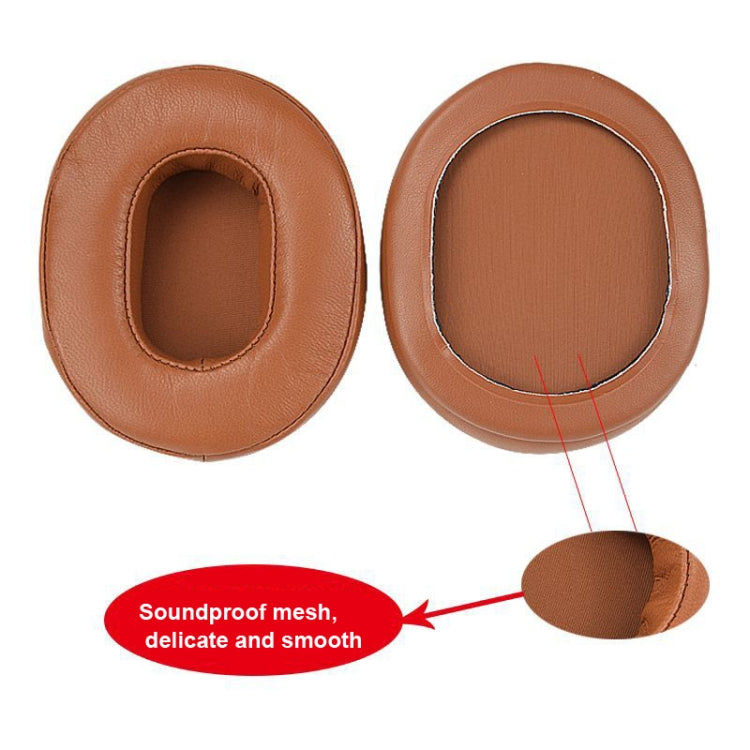 1 Pair Sponge Earmuff for Audio-Technica ATH-M50 / M40 / M50X / MSR7, Color: Sheepskin-Khaki