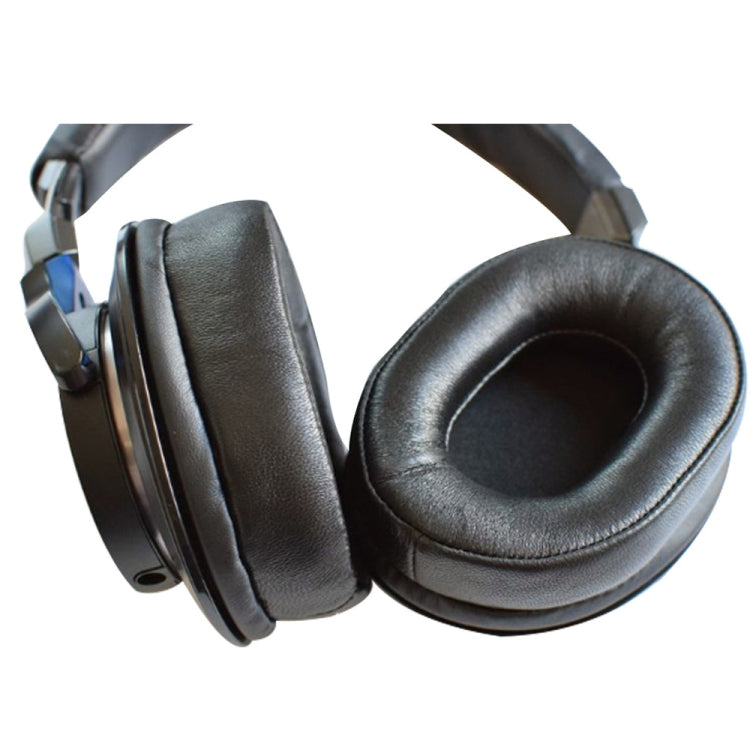 1 Pair Headset Earmuffs For Audio-Technica ATH-M50X/M30X/M40X/M20X, Spec: Black-Protein Skin