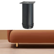 LH-OU050 Thickened Stainless Steel Furniture Support Legs, Height: 12cm(Matte Black) - Furniture Accessories by PMC TechLife | Online Shopping South Africa | PMC TechLife