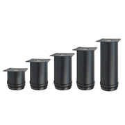 LH-OU050 Thickened Stainless Steel Furniture Support Legs, Height: 12cm(Matte Black)
