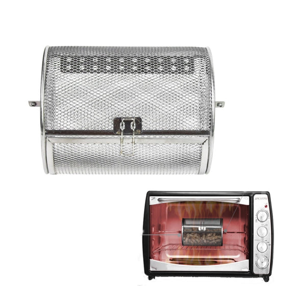 D Type 14 x 23cm  Stainless Steel Roasting Cage Oven Peanut Chestnut Cage
