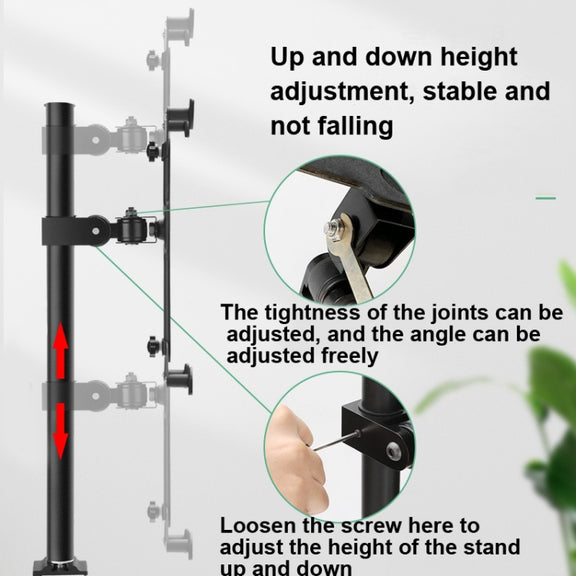 Height 50cm Metal Bedside Desktop Clip Lazy Tablet Phone Holder