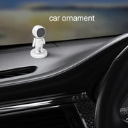 TOPFREE Astronaut Car Bracket Magnetic Adhesive Paste Navigation Car Phone Bracket(White)