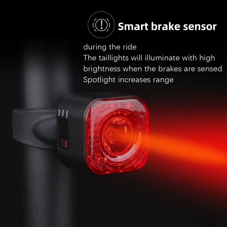 MEROCA XC02 Smart Light-Sensitive Brake Induction Taillight(Cushion Mounting)