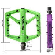 MEROCA Mountain Bike Nylon Pedal(Purple)