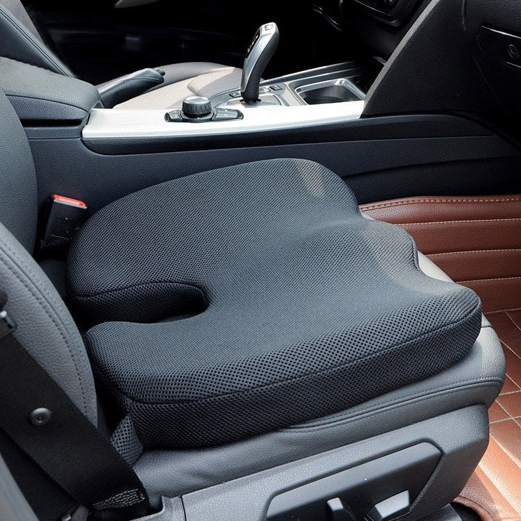 QFC-023 U-shaped Slow Rebound Memory Foam Car Seat Cushion(Black)
