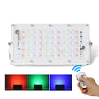 50W LED RGB Waterproof Ultra-light Outdoor Flood Light with Remote Control - Floodlights by PMC TechLife | Online Shopping South Africa | PMC TechLife