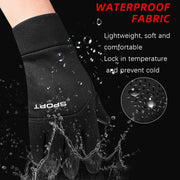 Outdoor Sports Velvet Anti-Slip Glove, Size: L(Black)
