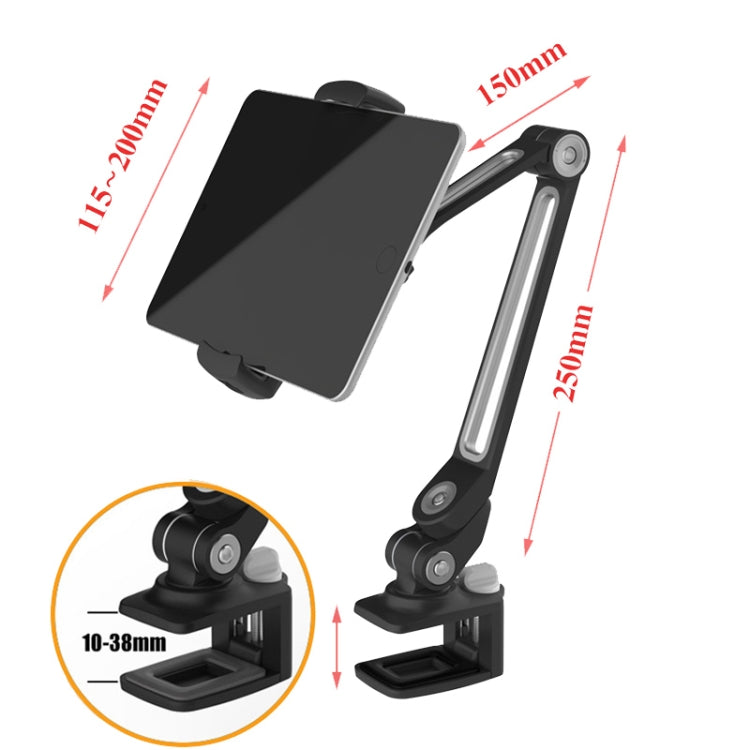 203B Snap-On Lazy Mobile Phone Bracket Bedside Desktop Tablet Bracket(White)