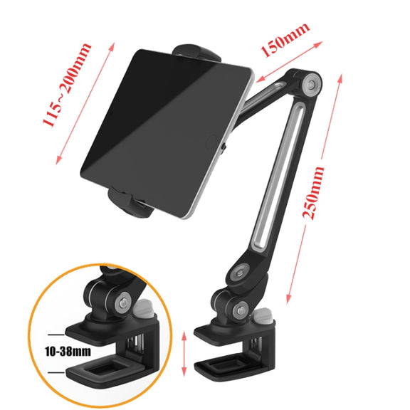 203B Snap-On Lazy Mobile Phone Bracket Bedside Desktop Tablet Bracket(White)