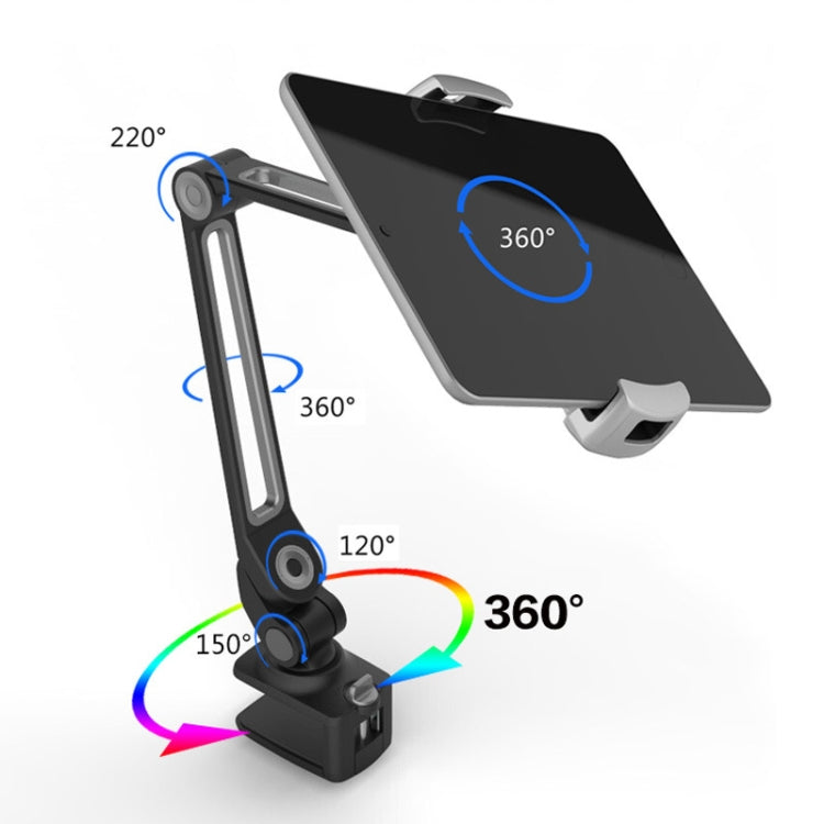 203B Snap-On Lazy Mobile Phone Bracket Bedside Desktop Tablet Bracket(White)