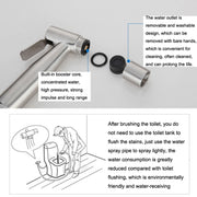 304 Stainless Steel Washer Nozzle Female Washer Set, Style: Female Washer + Bracket