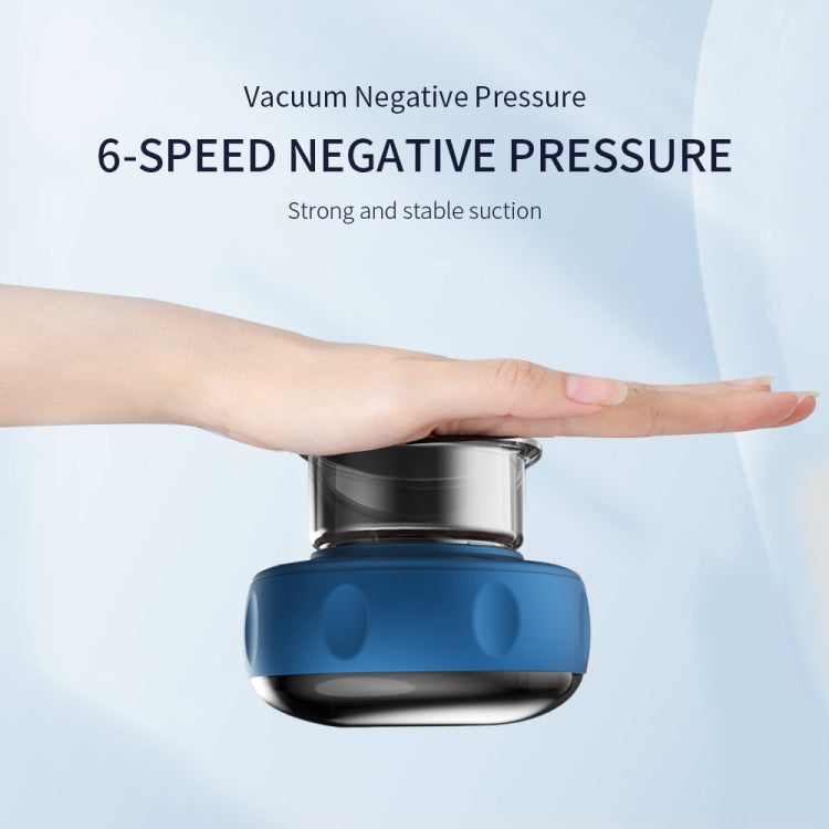 6-speed USB Plug-in Electric Cupping Massage Device(Blue)
