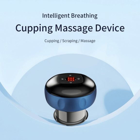 6-speed USB Plug-in Electric Cupping Massage Device(Blue)