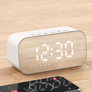 Havit M3 Subwoofer Mini Mirror Clock Bluetooth Speaker, Spsc: 1200mAh (White)