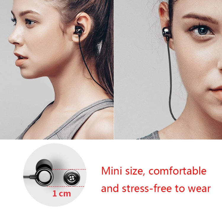 Havit i30 Mini Neck-Mounted Magnetic Sports Bluetooth Earphone(Red)