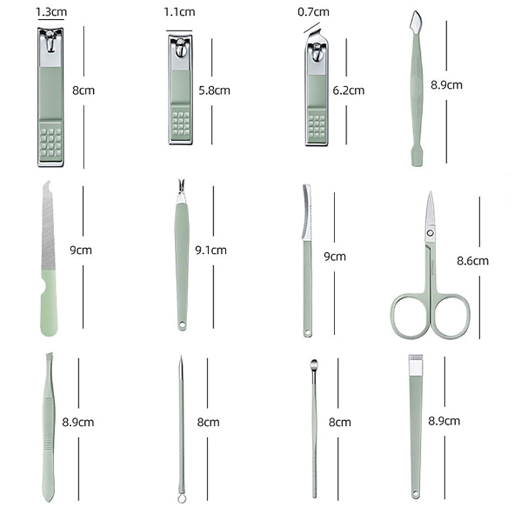 12 in 1 Blue  Convenience Tools Cutting Nails