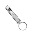 Stainless Steel Folding Nail Clippers with Keychain(Silver) - Nail Clipper by PMC TechLife | Online Shopping South Africa | PMC TechLife | Buy Now Pay Later Mobicred