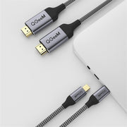 QGeeM QG-UA09 Type-C To HDMI Cable, Length: 3m