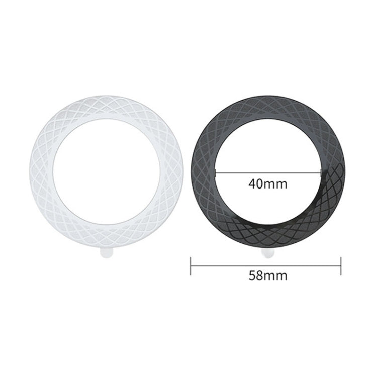 2 PCS T12 Stripe Pattern Magnetic Suction Wireless Charger Magnetic Sheet(White)