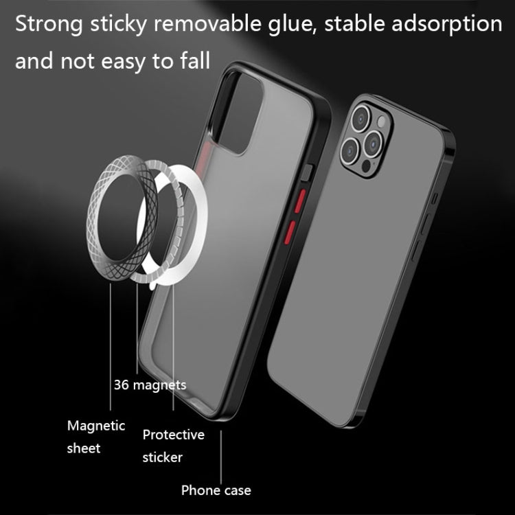 2 PCS T12 Stripe Pattern Magnetic Suction Wireless Charger Magnetic Sheet(White)