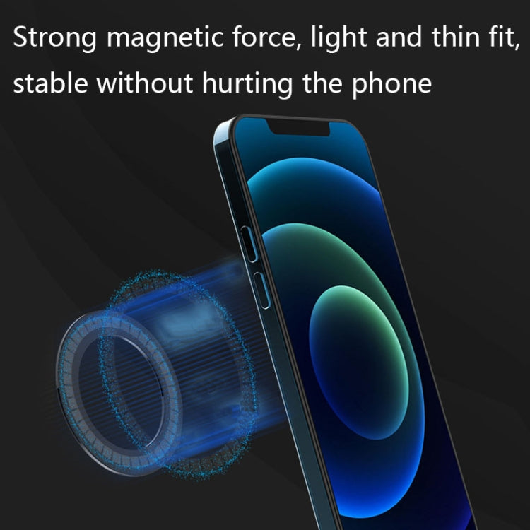2 PCS T12 Stripe Pattern Magnetic Suction Wireless Charger Magnetic Sheet(White)