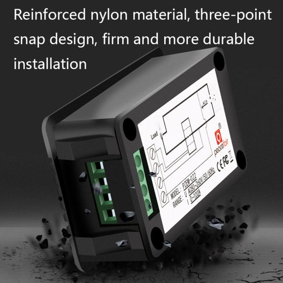 Peacefair English Version Multifunctional AC Digital Display Power Monitor, Specification: 5A