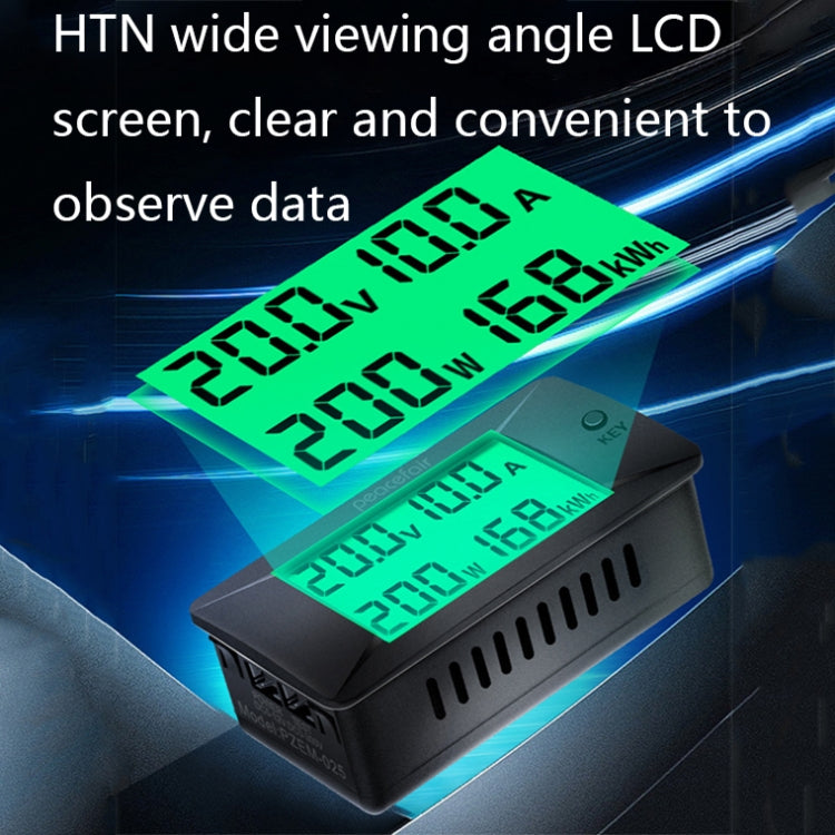 Peacefair PZEM-025 DC Multifunctional DC Digital Display Tester, Specification: 50A