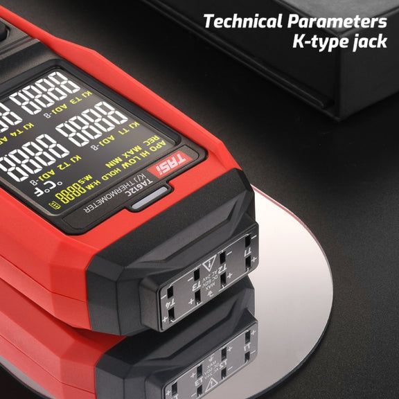 TASI Contact Temperature Meter K-Type Thermocouple Probe Thermometer, Style: TA612A Single Channel