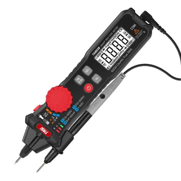 TASI Pen Multimeter Small Portable Intelligent Universal Table, Style: TA802B Automatic Identification