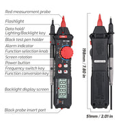 TASI Pen Multimeter Small Portable Intelligent Universal Table, Style: TA802B Automatic Identification