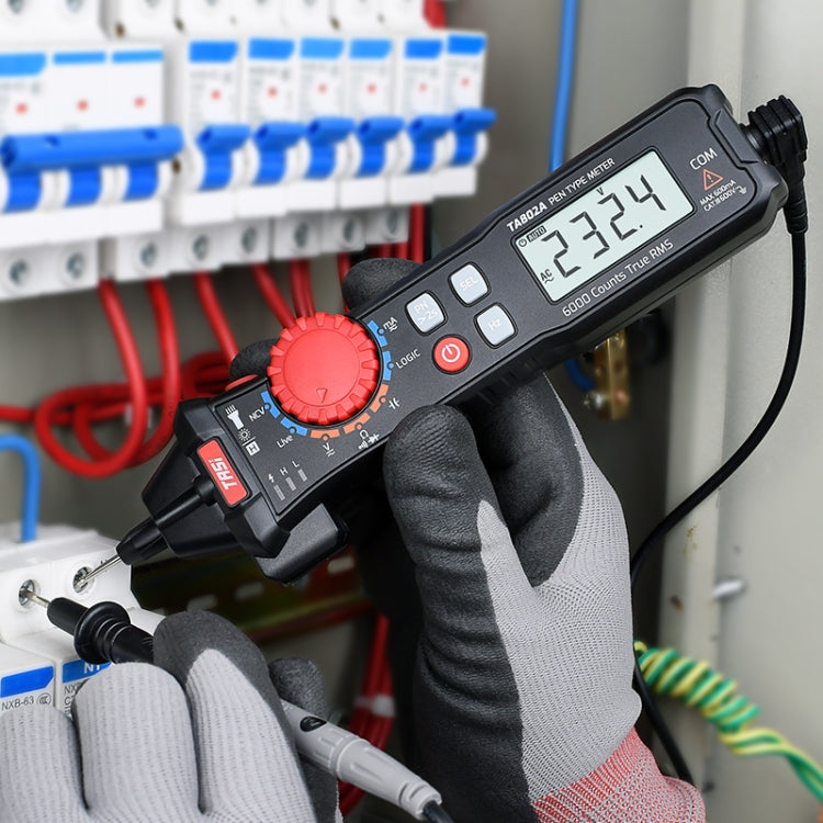 TASI Pen Multimeter Small Portable Intelligent Universal Table, Style: TA802B Automatic Identification
