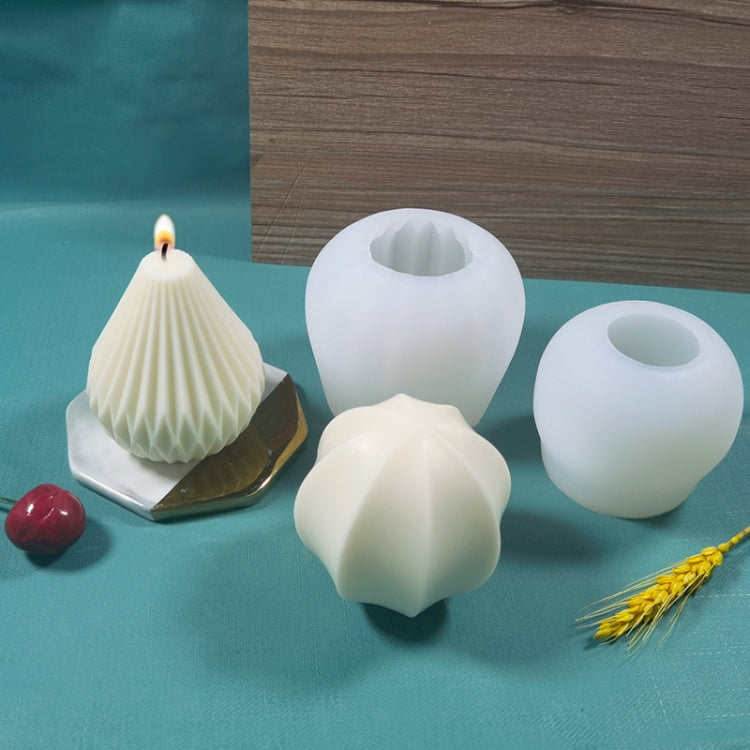Scented Candle Silicone Mold DIY Handmade Soap Mold, Specification: Sector