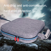 GH1865 EVA Hard Shell Fitness Ring Game Console Storage Bag For Nintendo Switch(Gray)