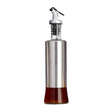 Stainless Steel Glass Oil Bottle Kitchen Pressed Seasoning Bottle, Capacity: 300ml - Condiment Bottles & Hip Flasks by PMC TechLife | Online Shopping South Africa | PMC TechLife