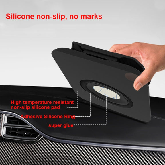 Car Sunshade Anti-Reflective Phone Tablet Holder Compatible with Folding Screen Phones(Matte Black)