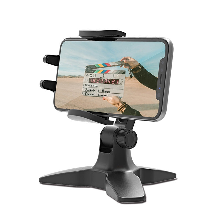 Portable Triangle Mobile Phone Bracket Live Broadcast Bracket(Black)