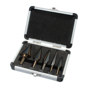 Pagoda Drill Bit High Speed Steel Opener Triangle Handle Stairs Drill Bit(5 In 1 Boxed)