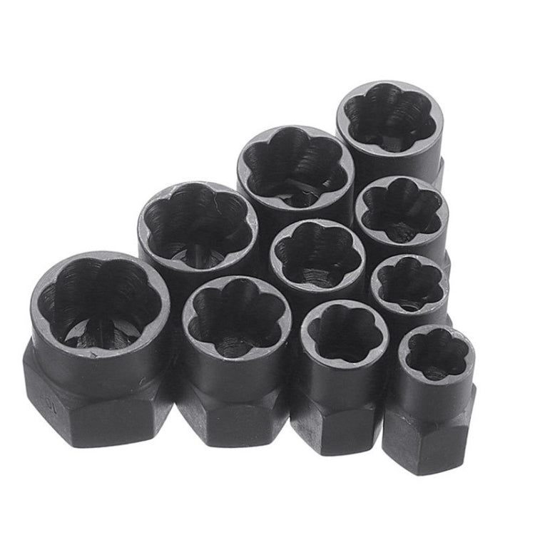 10 PCS / Set Nut Extractor Screw Removal Tool Break Wire Bolt Extractor High