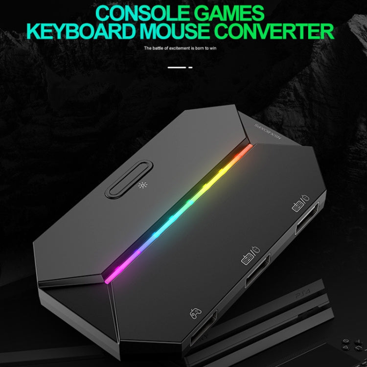 ZIYOU LANG G6L Gamepad To Keyboard Mouse Converter For Nintendo Switch / Xbox / PS4,Specification: Host + K15 + V1 + Red Pad