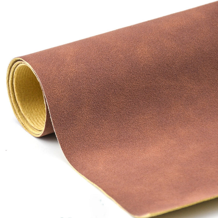 50 X 68cm Thickened Water-resistant Non-Reflective Matte Leather Photo Background Cloth(Brown)