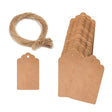 5 Bags 100PCS/Bag Kraft Paper Gift Tags Hang Tags(L-16) - Sticker & Tags by PMC TechLife | Online Shopping South Africa | PMC TechLife
