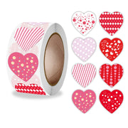 Roll Pack Valentine Day Heart Love Sticker Self-adhesive Label, Size: 2.5cm / 1 Inch(A-260)