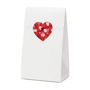 Roll Pack Valentine Day Heart Love Sticker Self-adhesive Label, Size: 2.5cm / 1 Inch(A-260)
