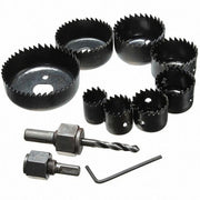 16 PCS / Set Woodworking Open Machine Plastic Barrel Plasterboard Punch Drill Bit Electric Drill Reamer Woodworking Tool